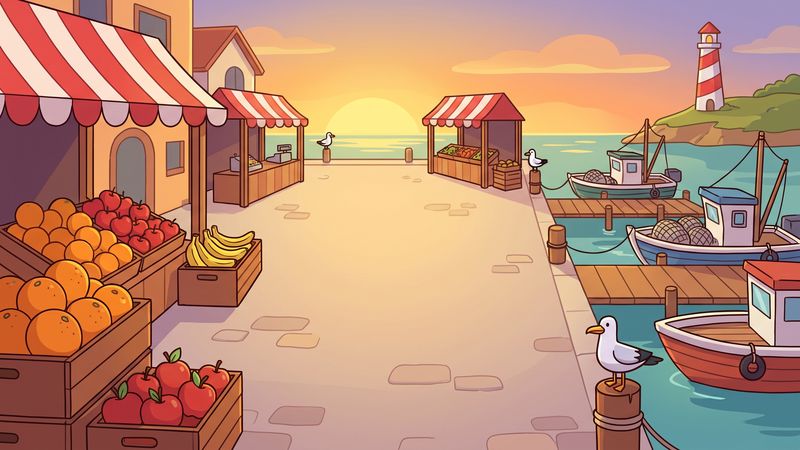 The Harbor Market, chapter 2 of SpellWheel